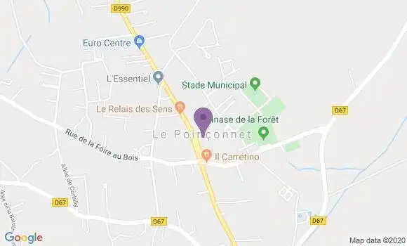 Localisation Le Poinconnet - 36330