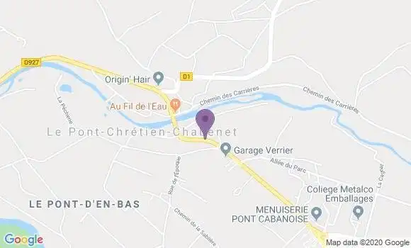 Localisation Le Pont Chretien Chabenet Bp - 36800