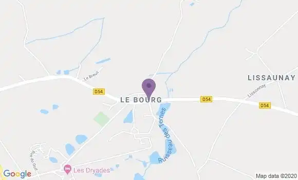 Localisation Pouligny Notre Dame Ap - 36160