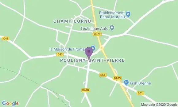 Localisation Pouligny St Pierre Bp - 36300