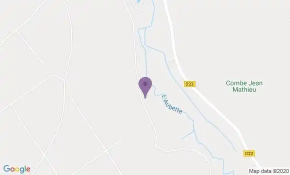 Localisation Rouvres les Bois Ap - 36110