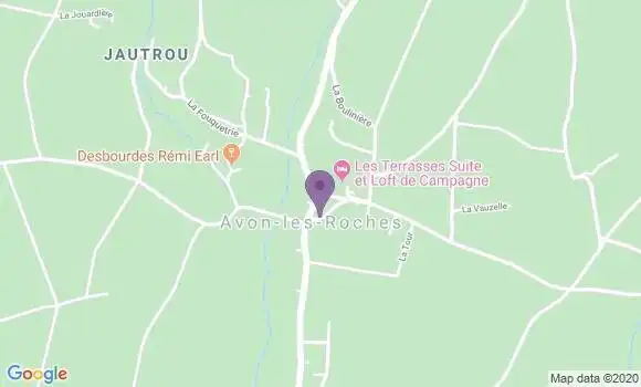 Localisation Avon les Roches Ap - 37220