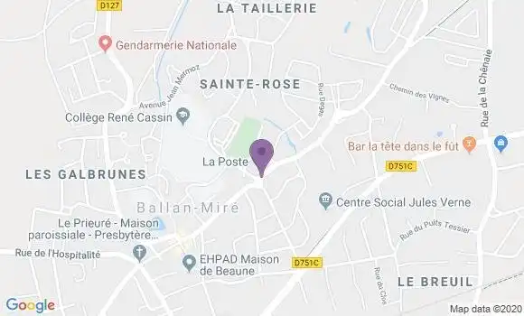 Localisation Ballan Mire - 37510
