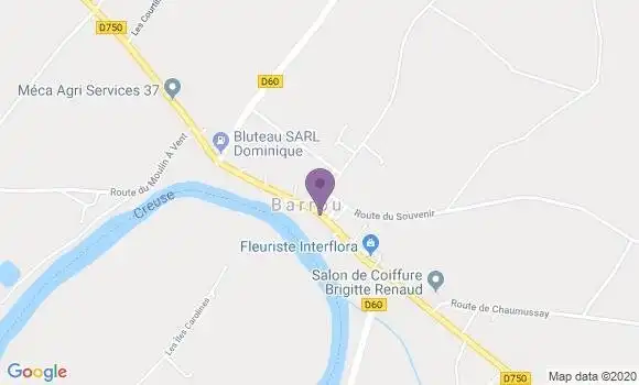 Localisation Barrou Ap - 37350