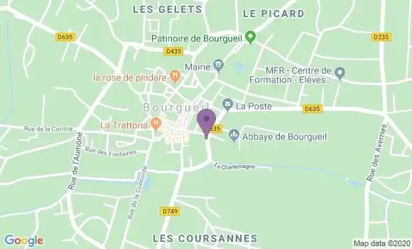 Localisation Bourgueil - 37140
