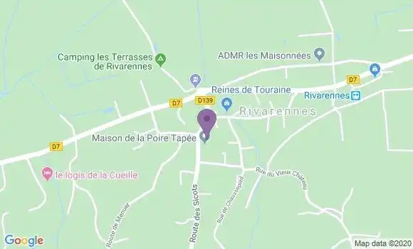 Localisation Brehemont Bp - 37130