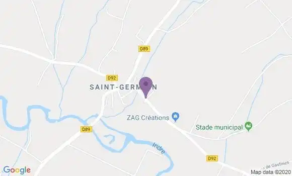 Localisation Bridore Ap - 37600