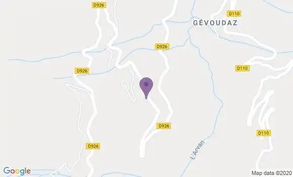 Localisation Villard Saint Pancrace Ap - 05100
