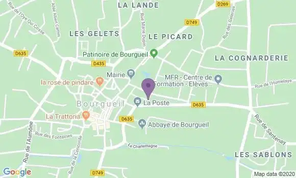 Localisation La Chapelle sur Loire Bp - 37140
