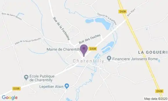 Localisation Charentilly Bp - 37390
