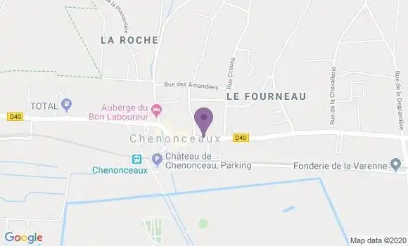 Localisation Chenonceaux Bp - 37150