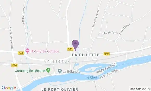 Localisation Chisseaux Bp - 37150