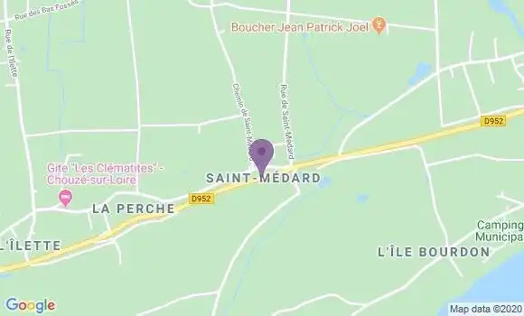 Localisation Chouze sur Loire Bp - 37140