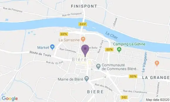 Localisation La Croix En Touraine Bp - 37150