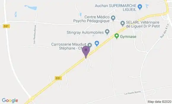 Localisation Cussay Ap - 37240