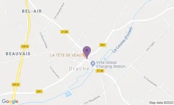 Localisation Drache Ap - 37800