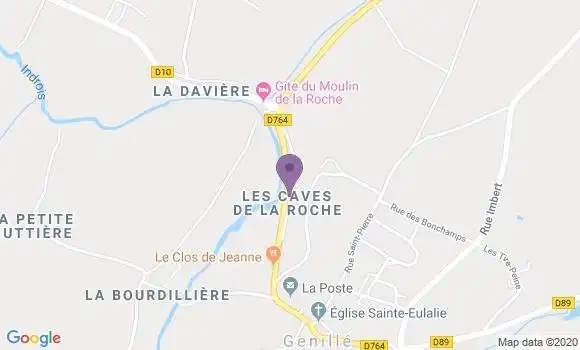 Localisation Genille Bp - 37460