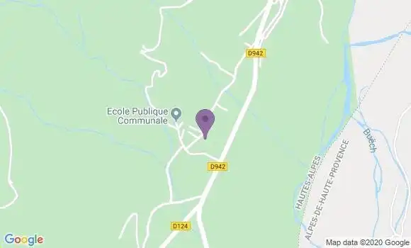 Localisation Chateauneuf de Chabre Ap - 05300