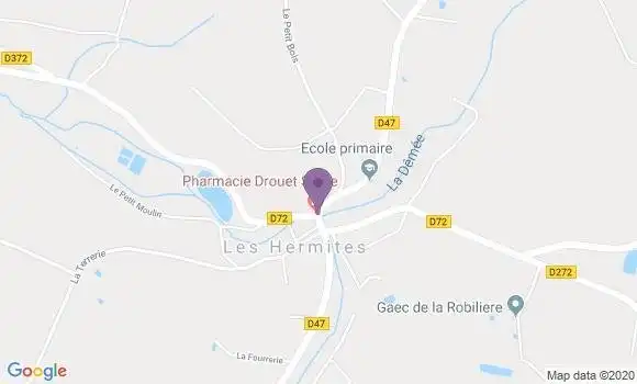 Localisation Les Hermites Ap Ap Ap - 37110