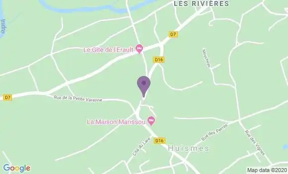 Localisation Huismes Bp - 37420