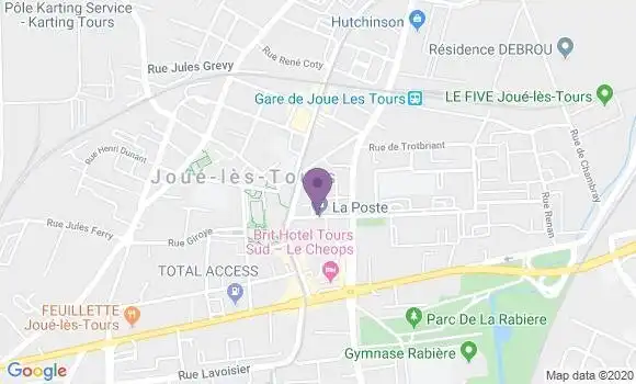 Localisation Joue les Tours - 37300