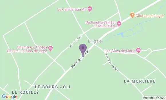 Localisation Ligre Ap - 37500
