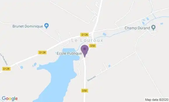 Localisation Le Louroux Ap - 37240