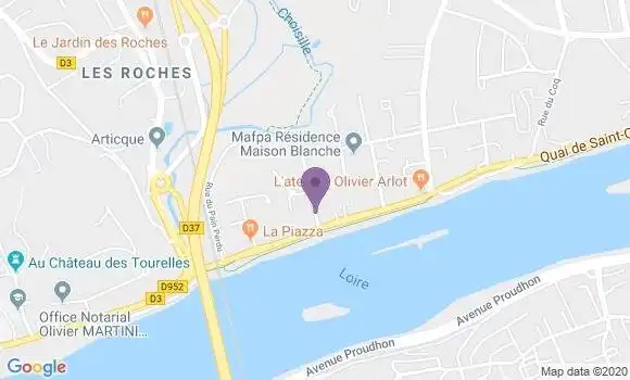 Localisation La Membrolle sur Choisille - 37390