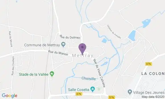 Localisation Mettray Bp - 37390