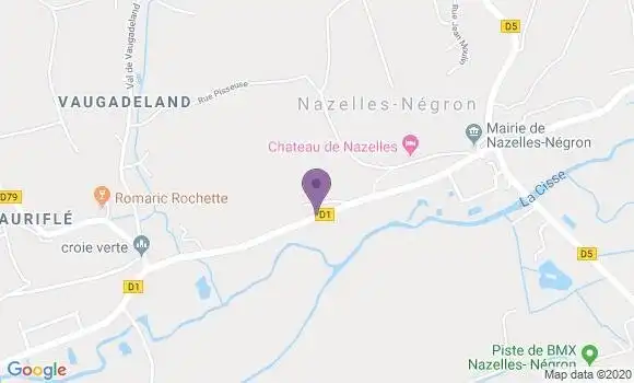 Localisation Nazelles Negron - 37530