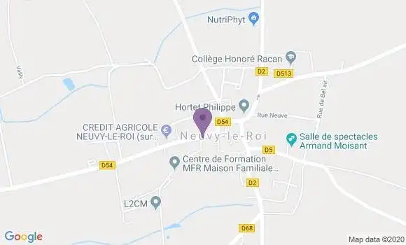 Localisation Neuvy le Roi Bp - 37370