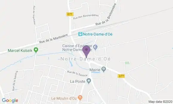 Localisation Notre Dame d