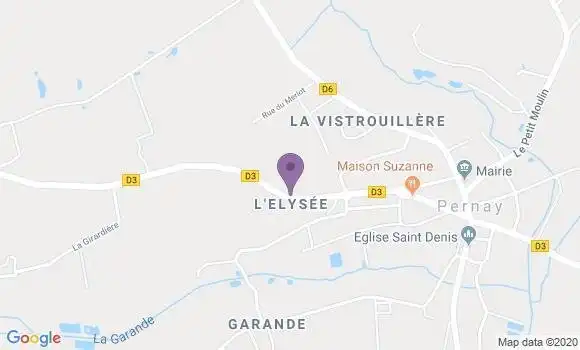 Localisation Pernay Bp - 37230
