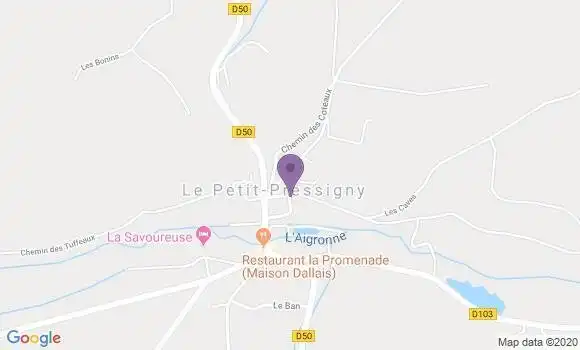 Localisation Le Petit Pressigny Ap - 37350
