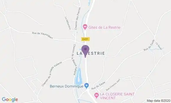 Localisation Poce sur Cisse Bp - 37530