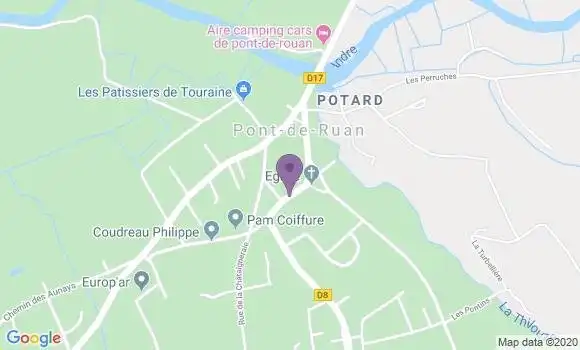 Localisation Pont de Ruan Ap - 37260