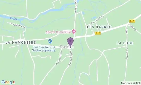 Localisation Sache Bp - 37190