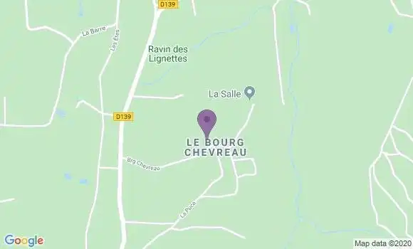 Localisation Saint Benoit la Foret Ap - 37500