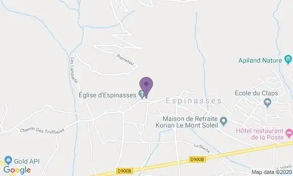 Localisation Espinasses - 05190