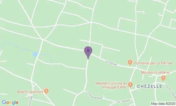 Localisation Saint Nicolas de Bourgueil Bp - 37140
