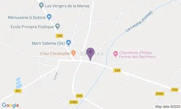 Localisation Sepmes Ap - 37800