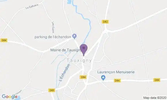 Localisation Tauxigny Bp - 37310