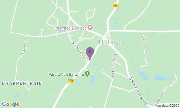 Localisation Thilouze Bp - 37260