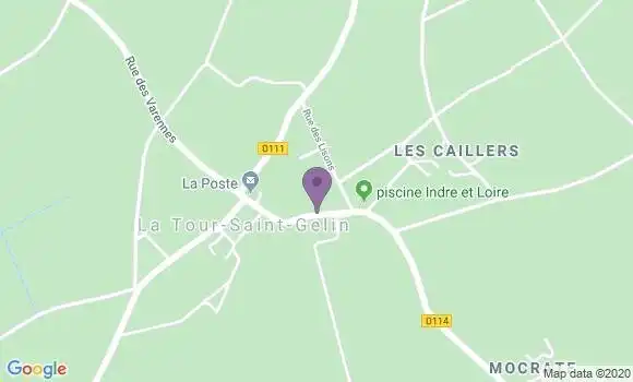 Localisation La Tour St Gelin Ap - 37120