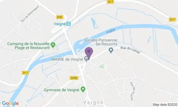 Localisation Veigne Bp - 37250