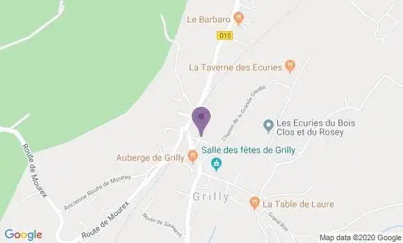 Localisation Grilly Ap - 01220