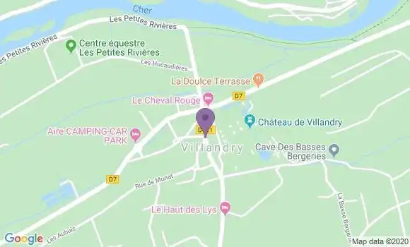 Localisation Villandry Ap - 37510