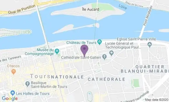 Localisation Tours Colbert Bp - 37000