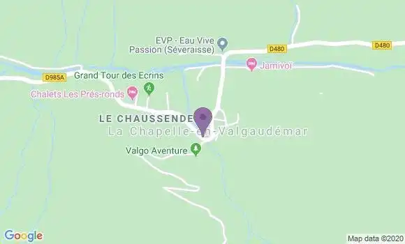 Localisation La Chapelle En Valgaudemar - 05800