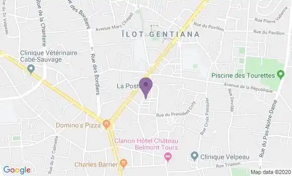 Localisation Tours Coty - 37100